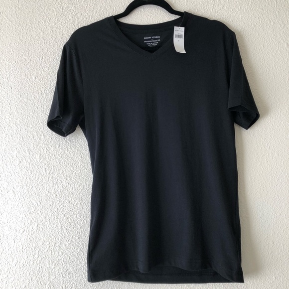 Banana Republic Other - Banana Republic Black Premium Wash V-Neck Tee